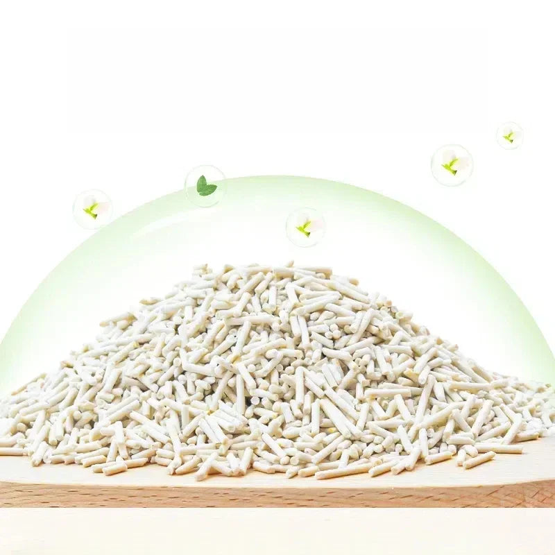 Tofu Cat Litter Odor Control Low dust Compact Clumping Tofu Bentonite Mixed Cat Litter Easy Clean