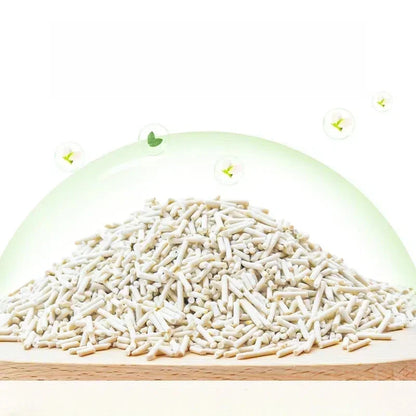 Tofu Cat Litter Odor Control Low dust Compact Clumping Tofu Bentonite Mixed Cat Litter Easy Clean